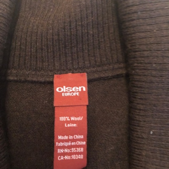 Olsen Europe pure wool cardigan, size 6 - Picture 4 of 6